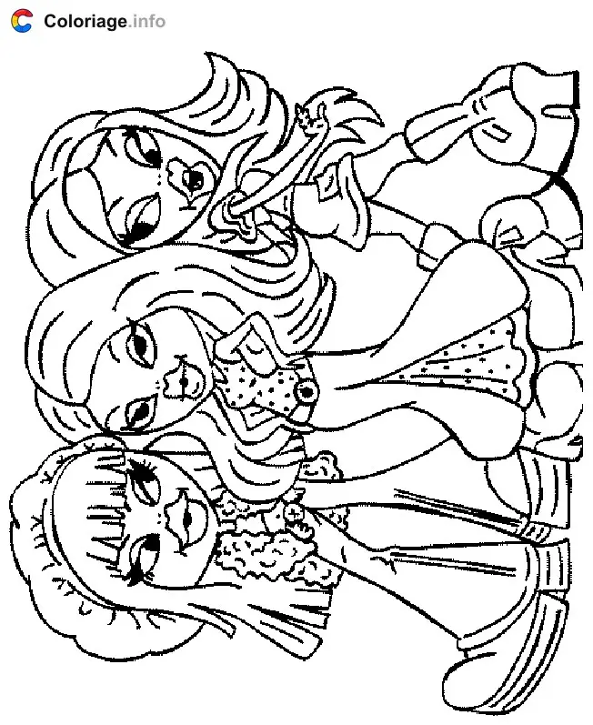 Coloriage Bratz 010 - Bratz à imprimer