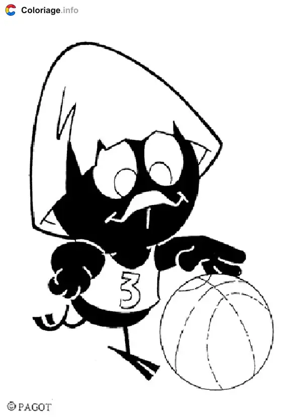 Coloriage Calimero 010 - Calimero à imprimer
