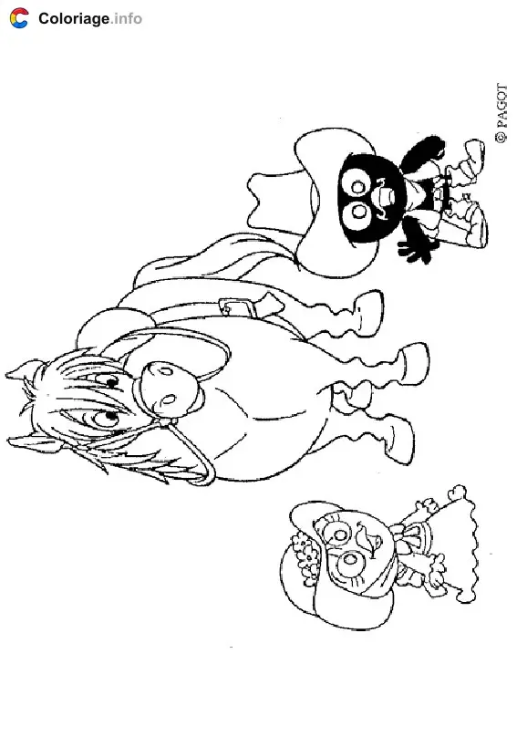 Coloriage Calimero 016 - Calimero à imprimer