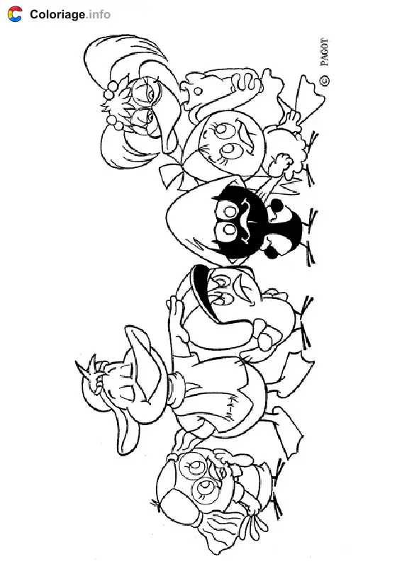 Coloriage Calimero 021 - Calimero à imprimer