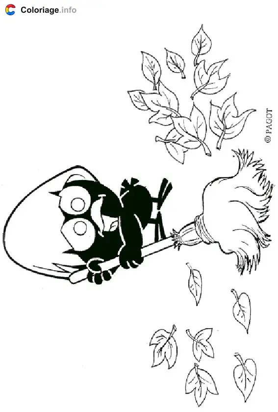 Coloriage Calimero 023 - Calimero à imprimer