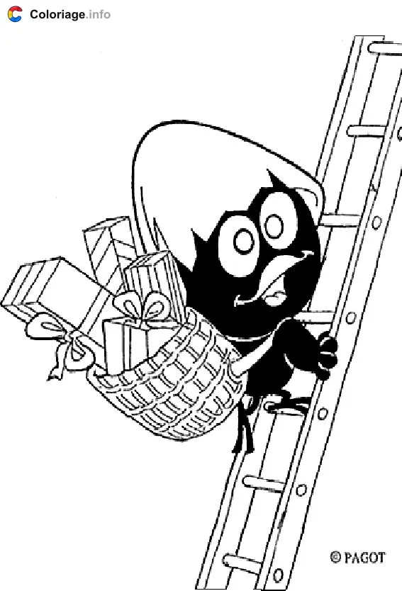 Coloriage Calimero 027 - Calimero à imprimer