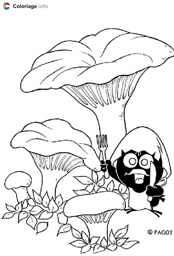 Coloriage Calimero 028 - Calimero à imprimer