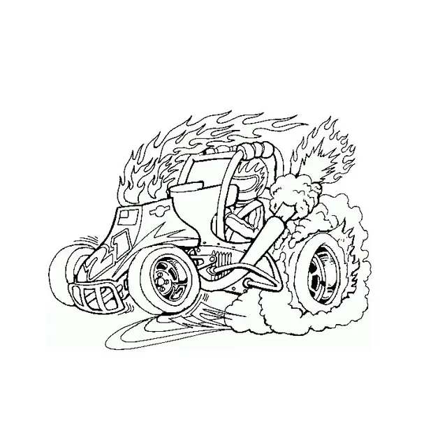 Coloriage Camion Voiture - Camion à imprimer