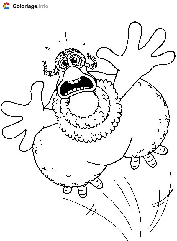 Coloriage Chicken run 002 - Chicken Run à imprimer