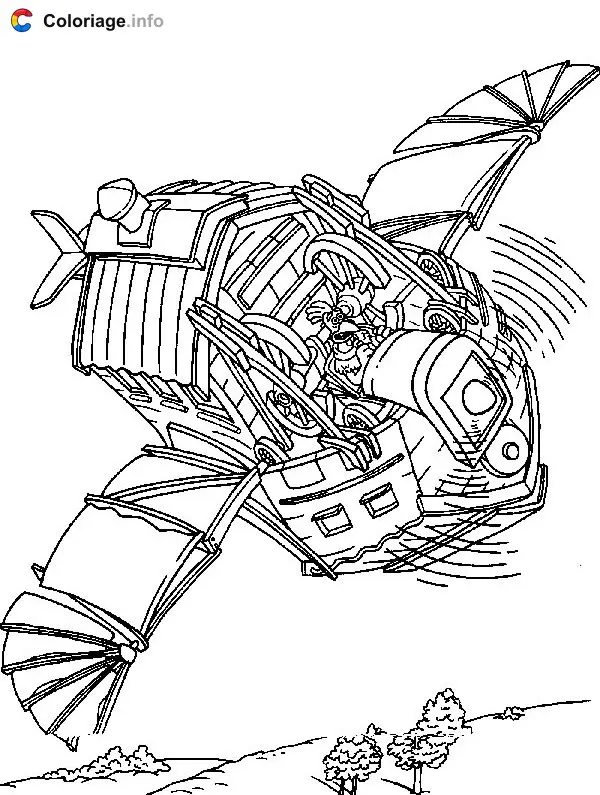 Coloriage Chicken run 031 - Chicken Run à imprimer