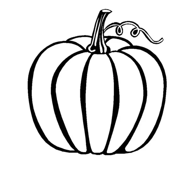 Coloriage Citrouille D'Automne - Halloween à imprimer