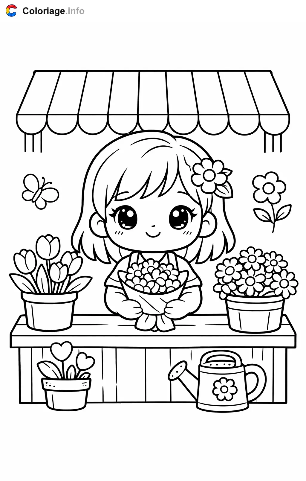 florist ausmalbilder