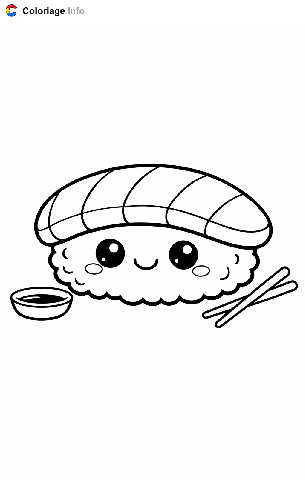 sushi ausmalbilder