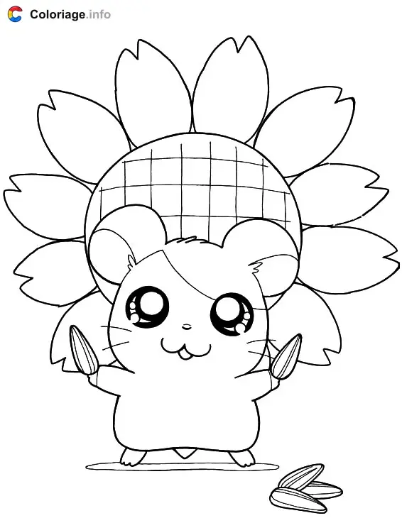 Coloriage Dessin Hamtaro - Hamtaro à imprimer