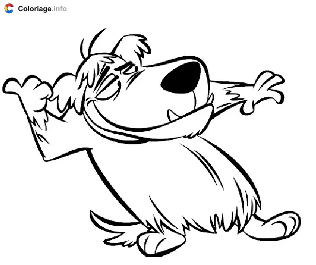 Coloriage Diabolo fait du stop - Les Fous du volant à imprimer