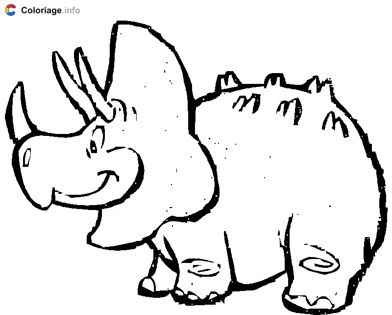 Coloriage Dinosaure - Les Pierrafeu à imprimer