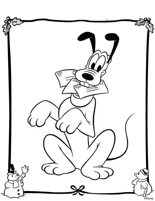Coloriage Princesses Disney ouvertes à la magie de Noël - Noël Disney à imprimer
