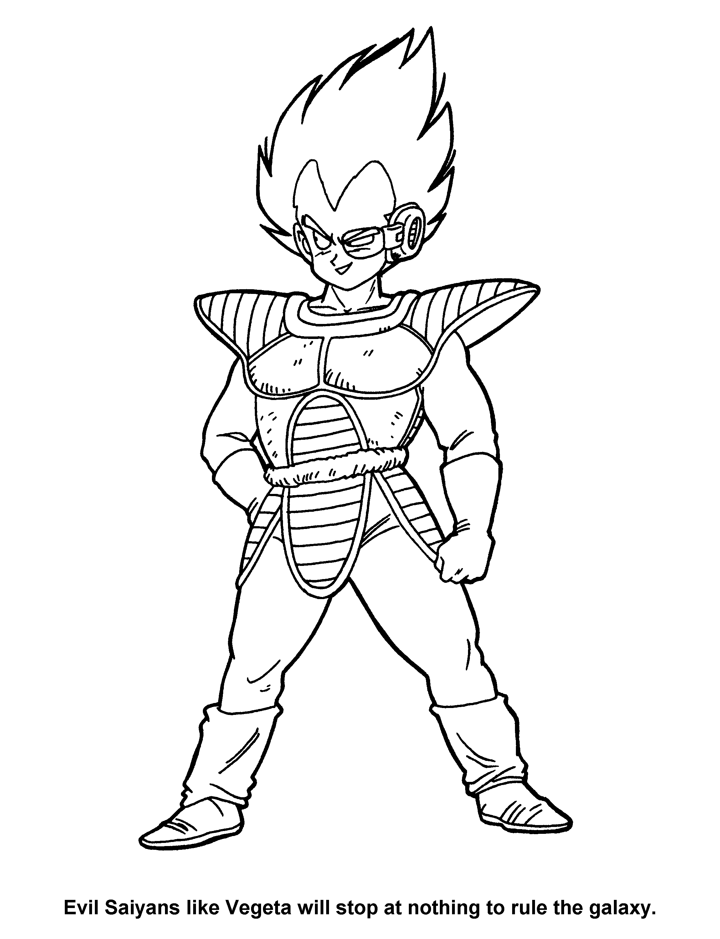 Dibujo de Goku en plena transformación Super Saiyan para colorear