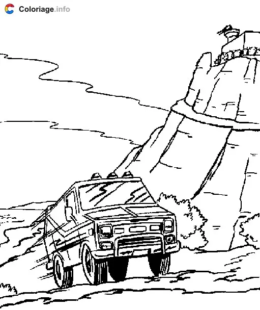 Coloriage Fourgon GMC Vandura de l'Agence tous risques - L'Agence tous risques à imprimer
