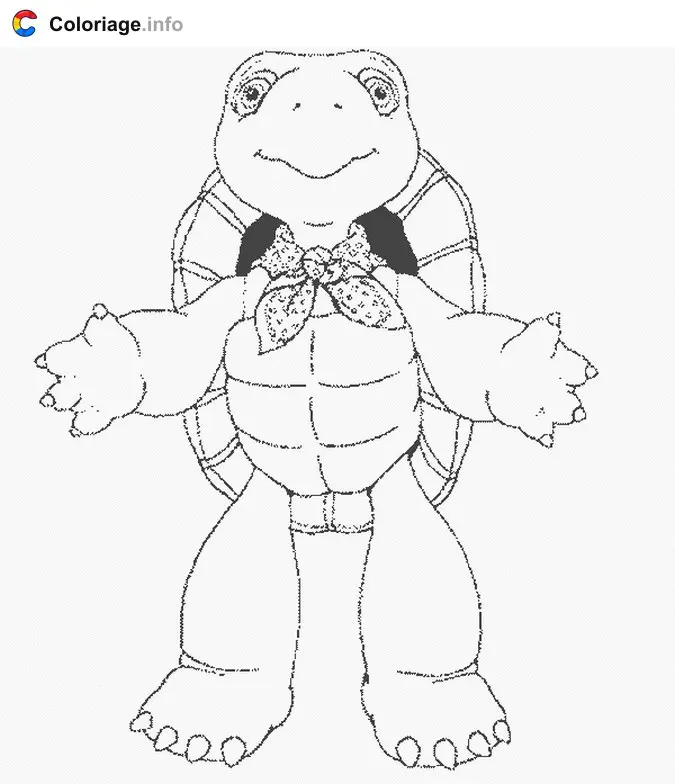 Coloriage Franklin 014 - Franklin à imprimer