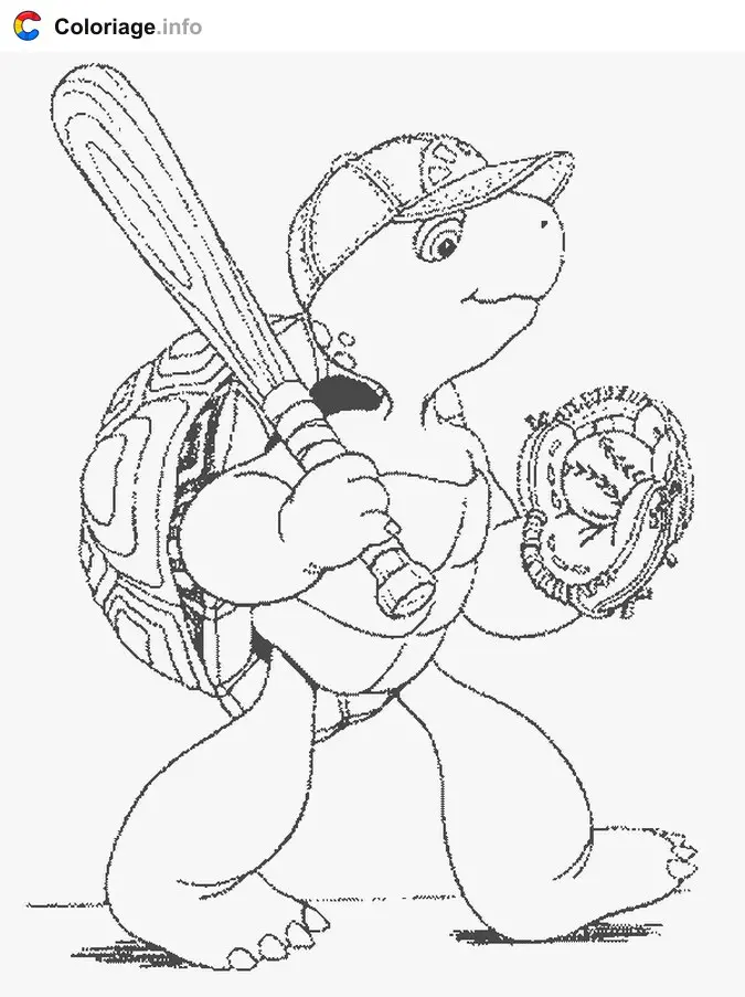 Coloriage Franklin 015 - Franklin à imprimer
