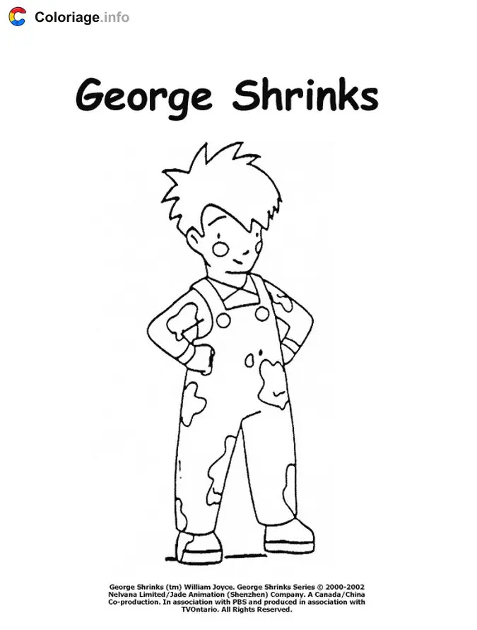 Coloriage George Shrinks - George rétrécit à imprimer