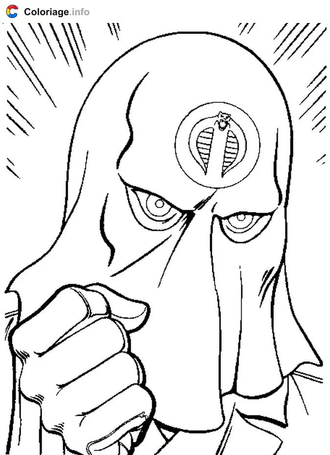Coloriage G.I. Joe 003 - G.I. Joe à imprimer
