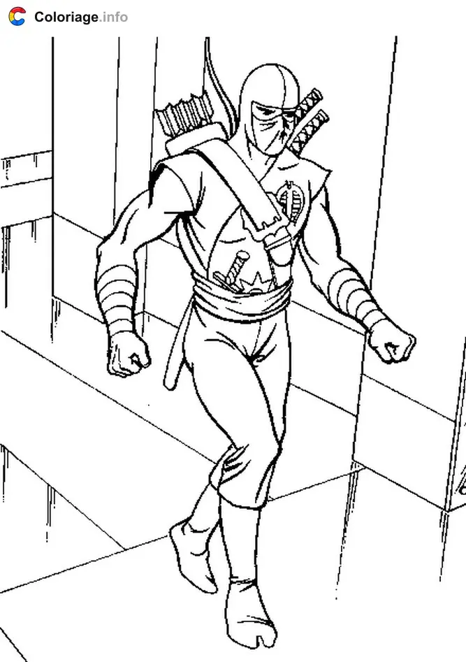 Coloriage G.I. Joe 004 - G.I. Joe à imprimer