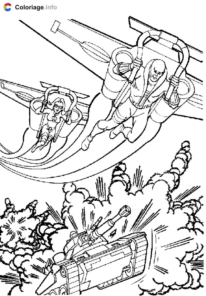 Coloriage GI Joe 009 - G.I. Joe à imprimer