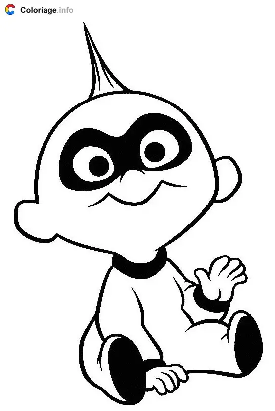 Coloriage Jack-Jack - Les Indestructibles à imprimer