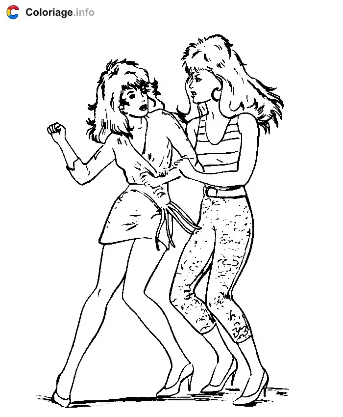 Coloriage Jem 004 - Jem et les Hologrammes à imprimer