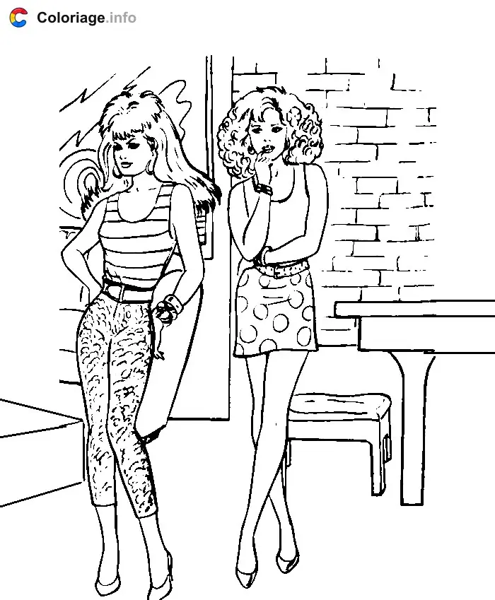 Coloriage Jem 011 - Jem et les Hologrammes à imprimer