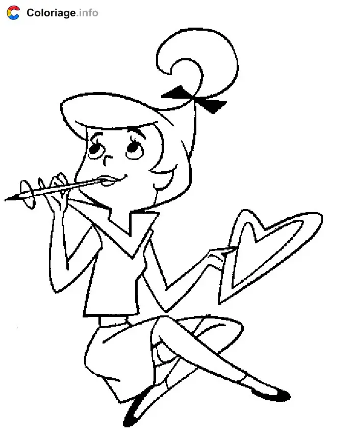 Coloriage Judy Jetson - Les Jetson à imprimer