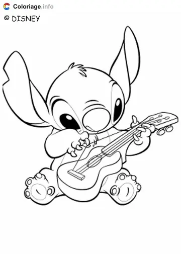Coloriage Lilo et Stitch 021 - Lilo et Stitch à imprimer