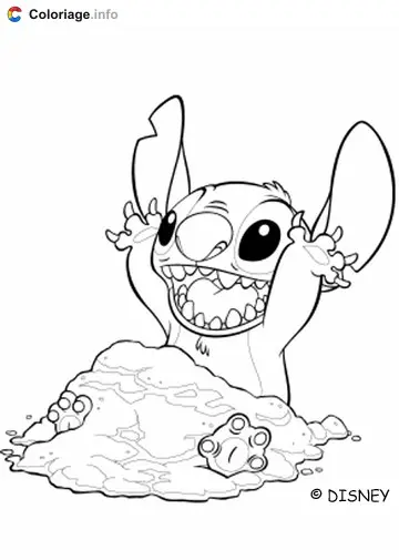 Coloriage Lilo et Stitch 022 - Lilo et Stitch à imprimer