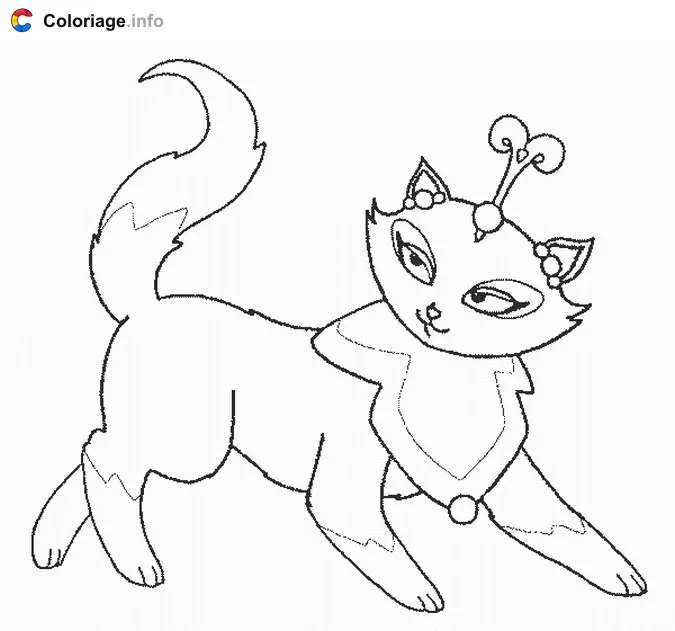 Coloriage Mama - Sagwa à imprimer