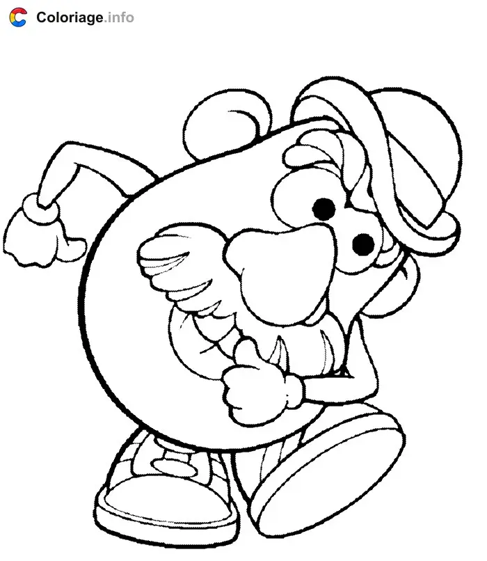 Coloriage Monsieur Patate - Monsieur Patate à imprimer