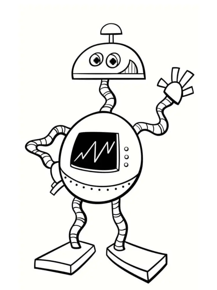 Coloriage Monsieur Robotique - Non classé à imprimer