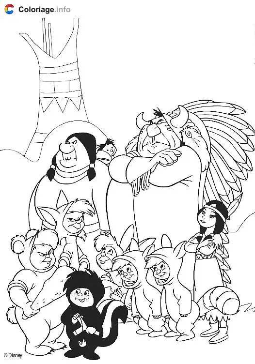 Peter Pan Flying Over London coloring page to print