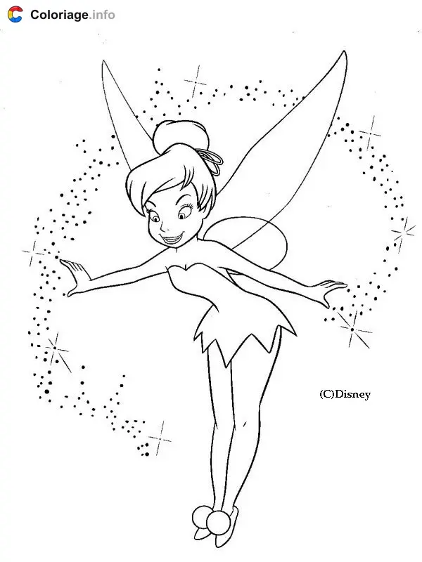 Peter Pan and Wendy's Adventure coloring page to print