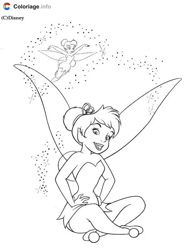 Peter Pan's Adventure in Neverland coloring page to print