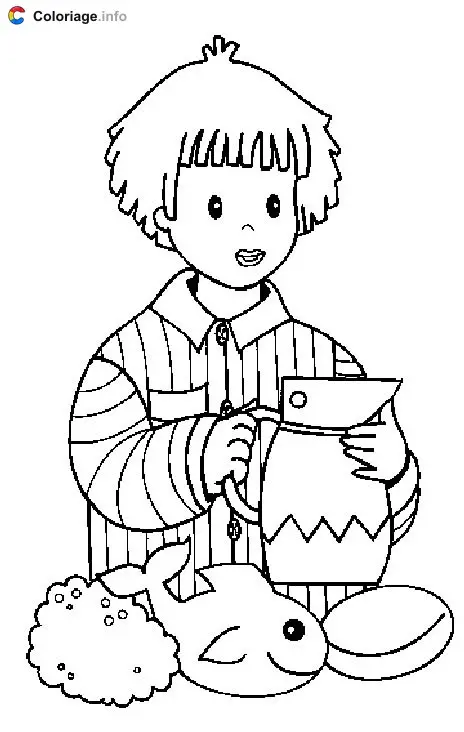 Coloriage Pimprenelle - Bonne nuit les petits à imprimer