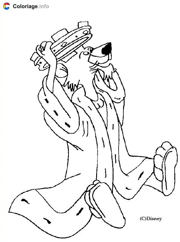 Coloriage Prince Jean Sans Terre - Robin des Bois à imprimer
