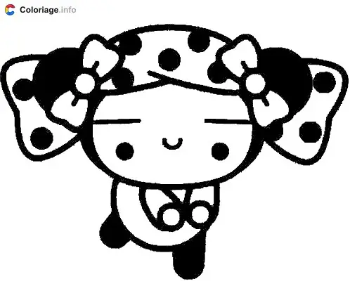 Coloriage Pucca 3 - Pucca à imprimer