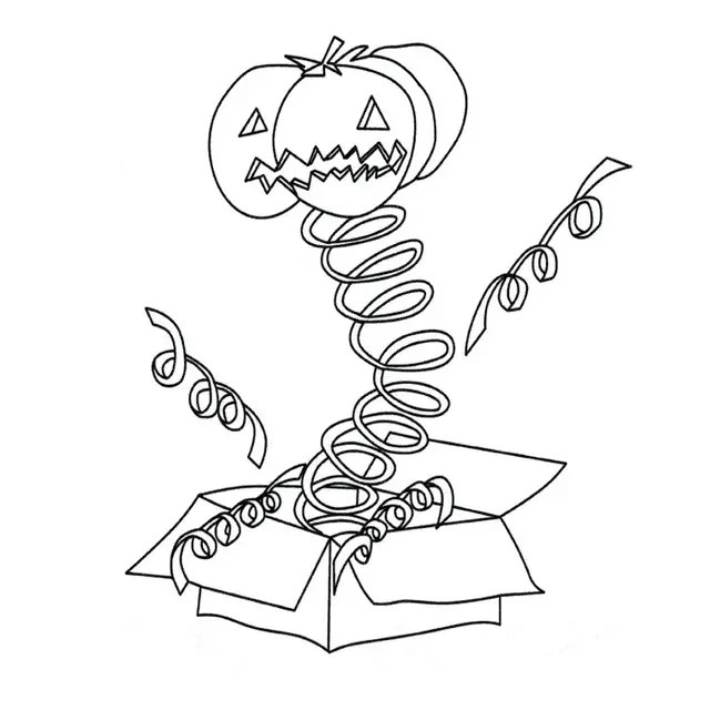 Coloriage Qui Fait Peur - Halloween à imprimer
