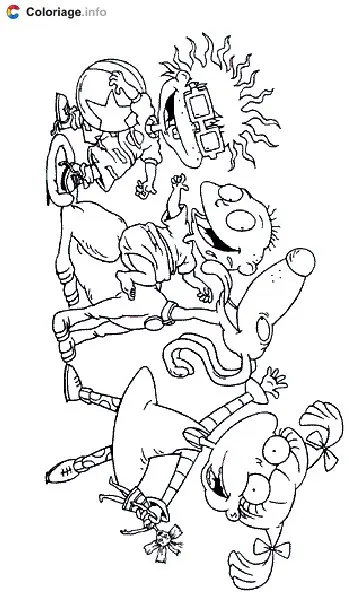 Coloriage Razmoket 003 - Les Razmoket à imprimer