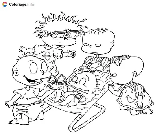 Coloriage Razmoket 006 - Les Razmoket à imprimer