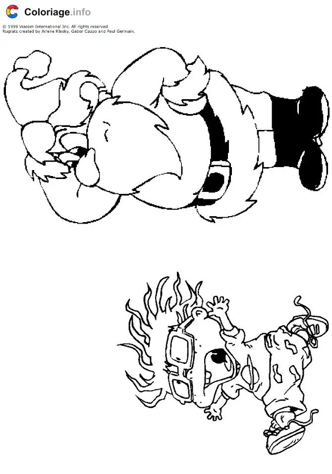 Coloriage Razmoket 007 - Les Razmoket à imprimer