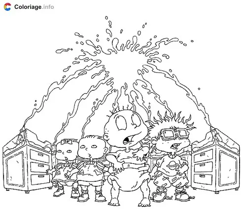 Coloriage Razmoket 011 - Les Razmoket à imprimer