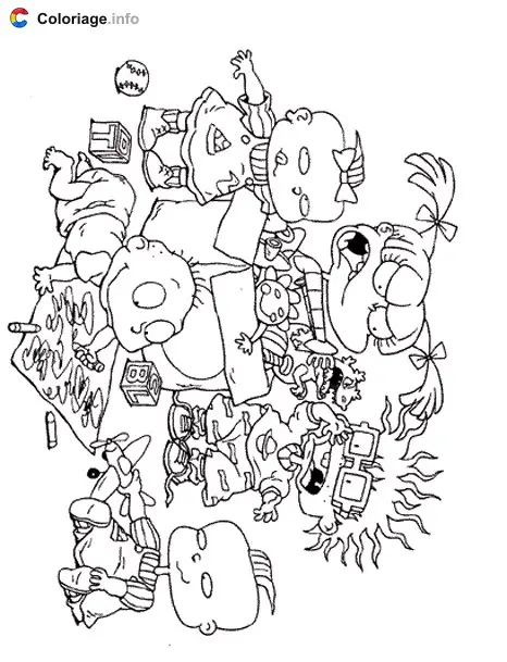Coloriage Razmoket 018 - Les Razmoket à imprimer
