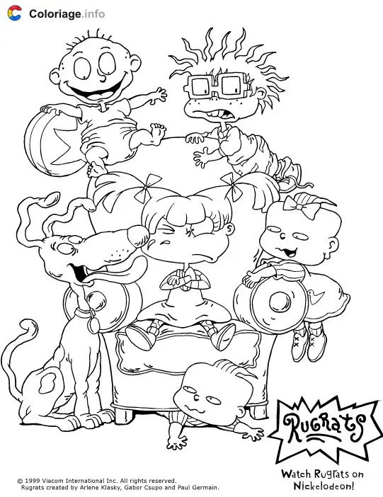 Coloriage Razmoket 021 - Les Razmoket à imprimer