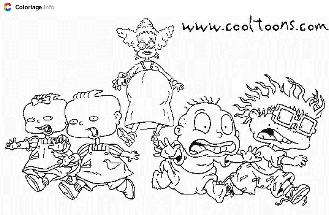 Coloriage Razmoket 024 - Les Razmoket à imprimer