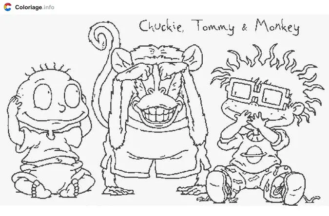 Coloriage Razmoket 026 - Les Razmoket à imprimer