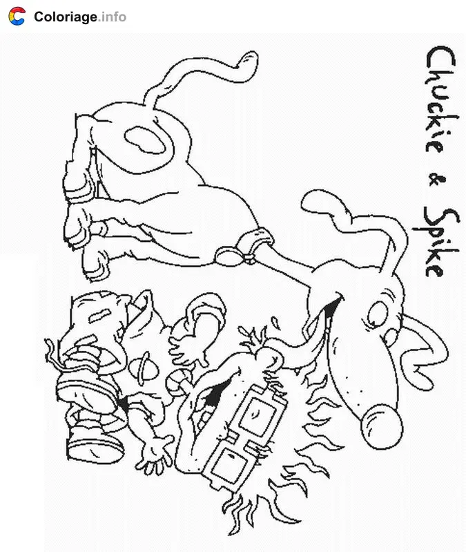 Coloriage Razmoket 034 - Les Razmoket à imprimer